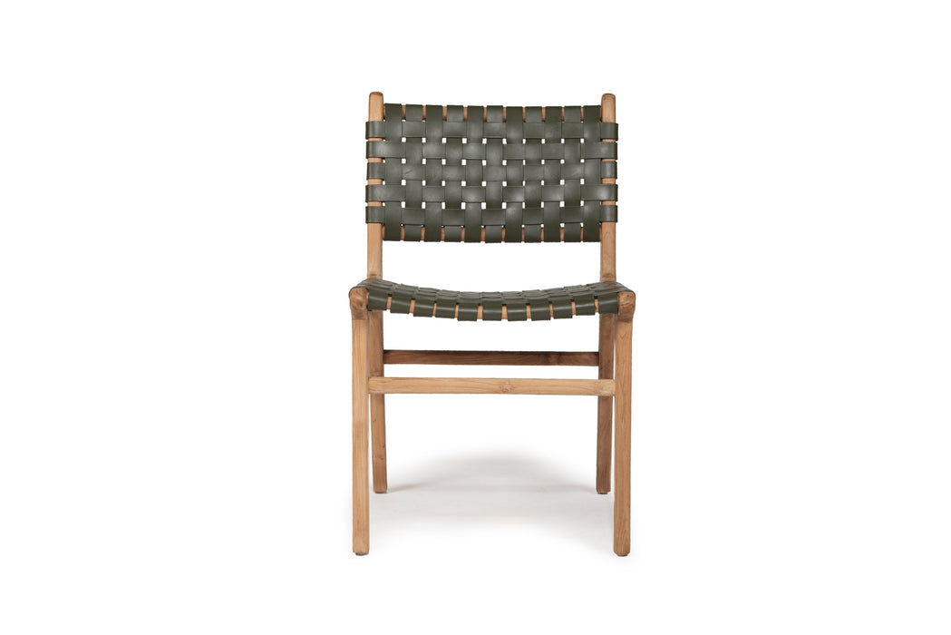 Altadena Side Chair - Woven - Olive