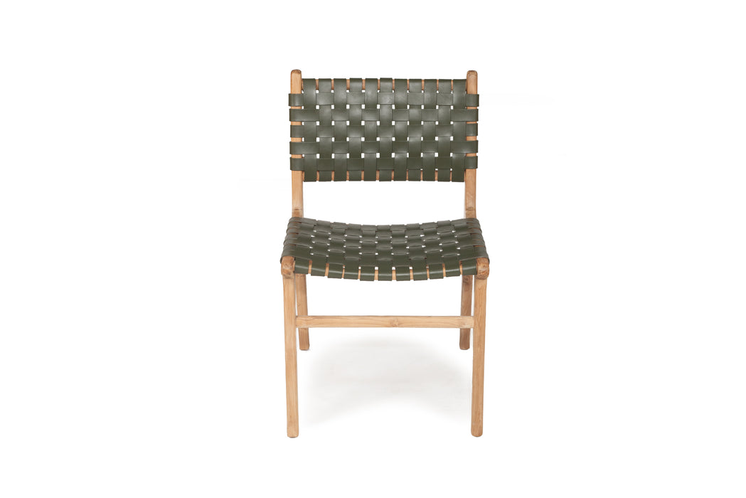 Altadena Side Chair - Woven - Olive