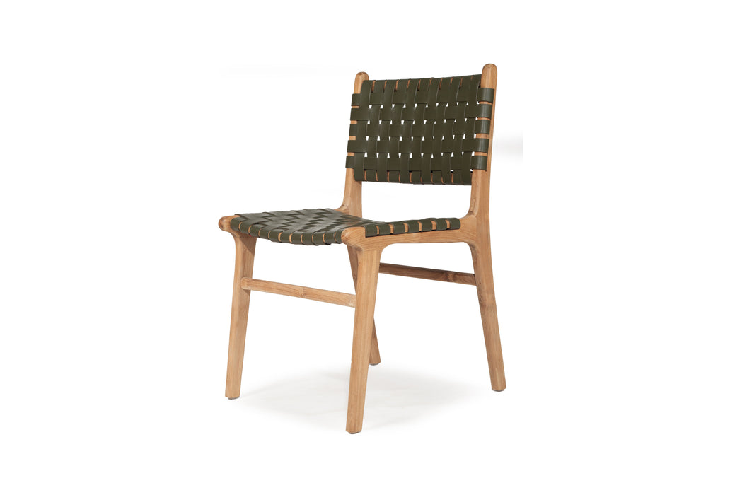 Altadena Side Chair - Woven - Olive