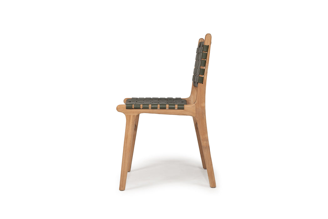 Altadena Side Chair - Woven - Olive