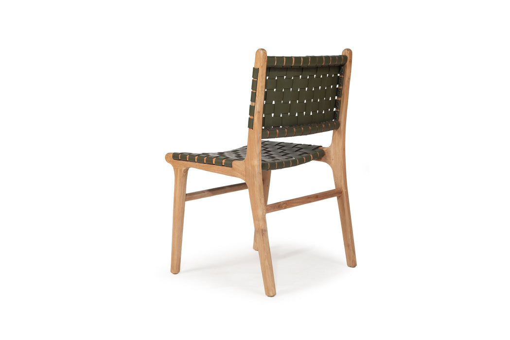 Altadena Side Chair - Woven - Olive