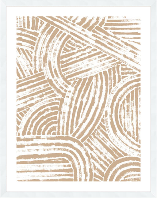 Pattern Maze in Apricot II Wall Art