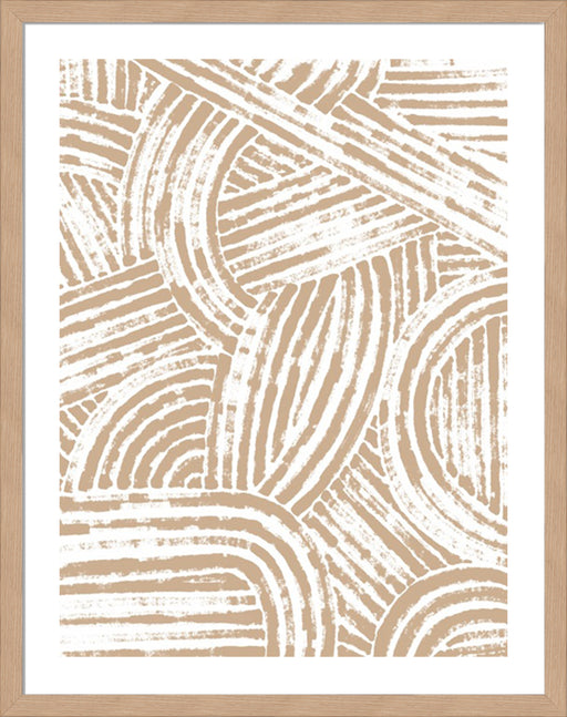 Pattern Maze in Apricot II Wall Art