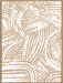Pattern Maze in Apricot II Wall Art