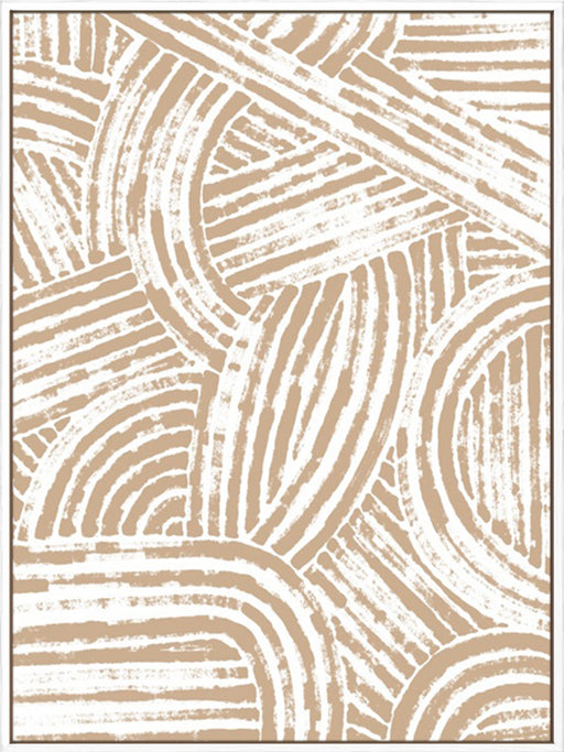 Pattern Maze in Apricot II Wall Art