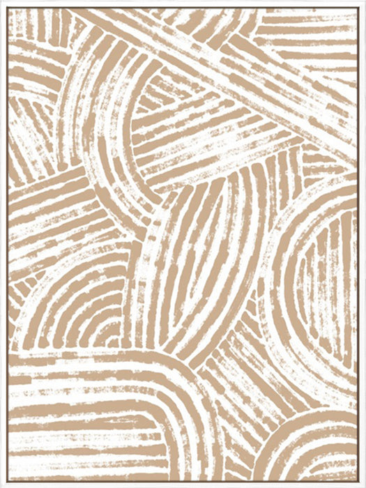 Pattern Maze in Apricot II Wall Art