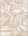 Pattern Maze in Apricot II Wall Art