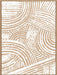 Pattern Maze in Apricot I Wall Art