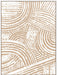Pattern Maze in Apricot I Wall Art