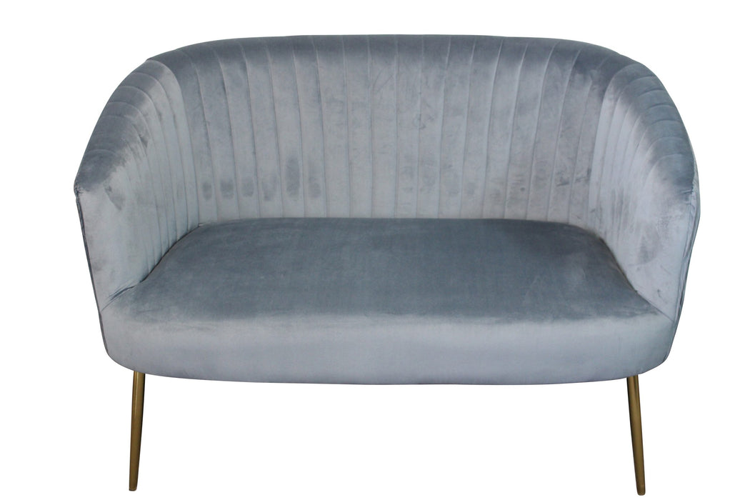 Perla 2 Seater Blue Green Velvet
