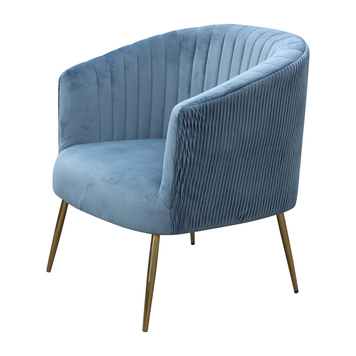 Perla Chair Blue Green Velvet