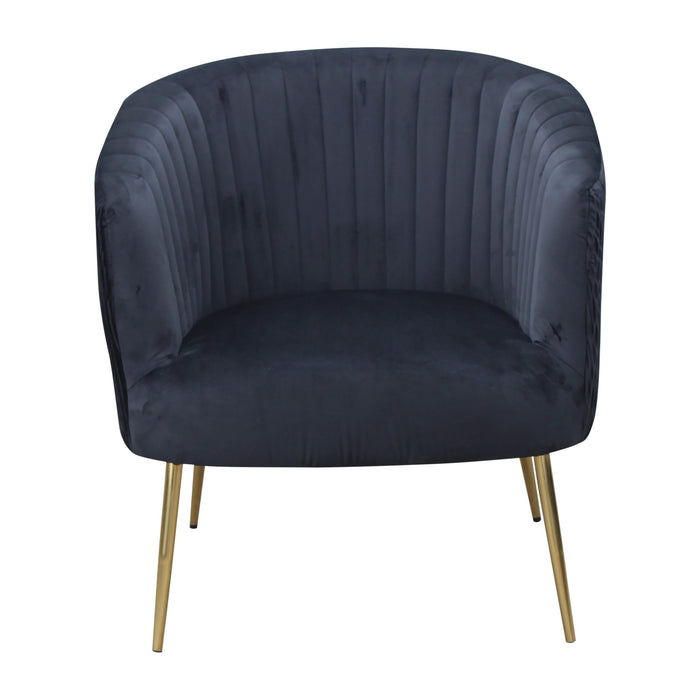 Perla Chair Black Velvet