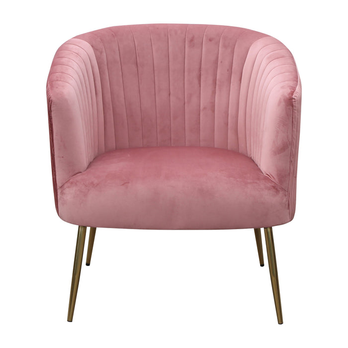 Perla Chair Pink Velvet