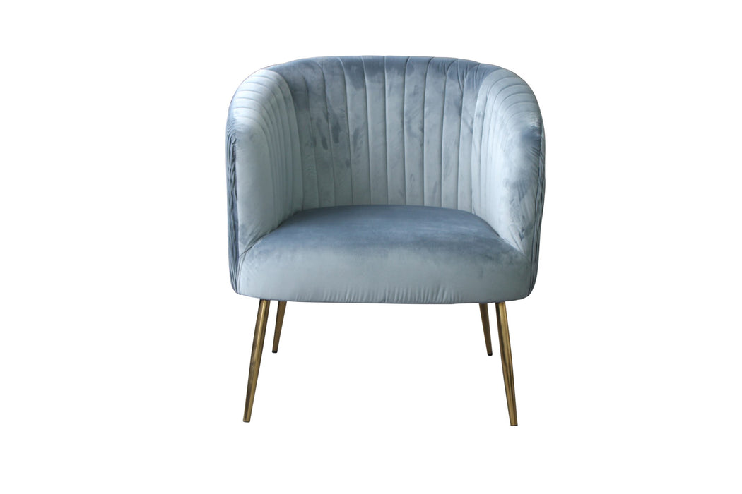 Perla Chair Blue Green Velvet