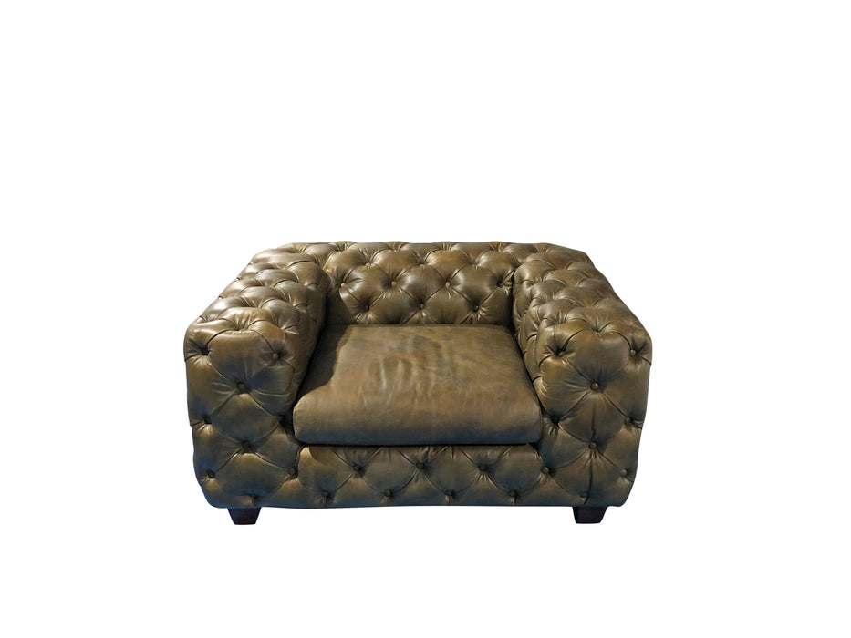 Adare Leather Chesterfield Club Armchair