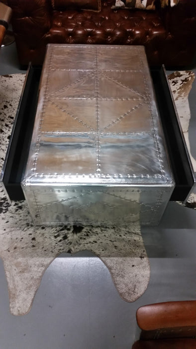 Aviator Aluminium Trunk Coffee Table