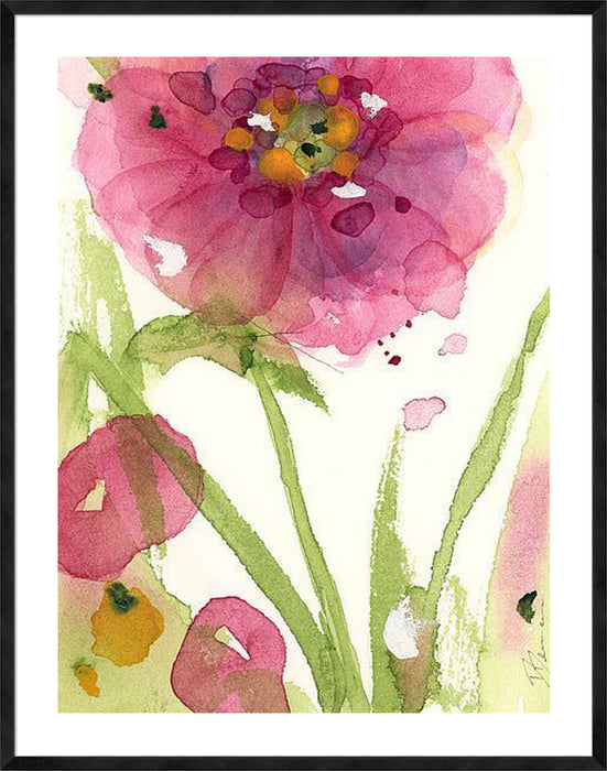 Pink Wildflower Wall Art