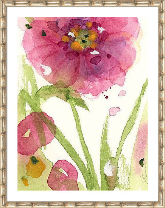 Pink Wildflower Wall Art