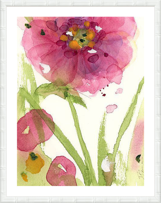 Pink Wildflower Wall Art