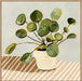 Plant on Stripes I Wall Art