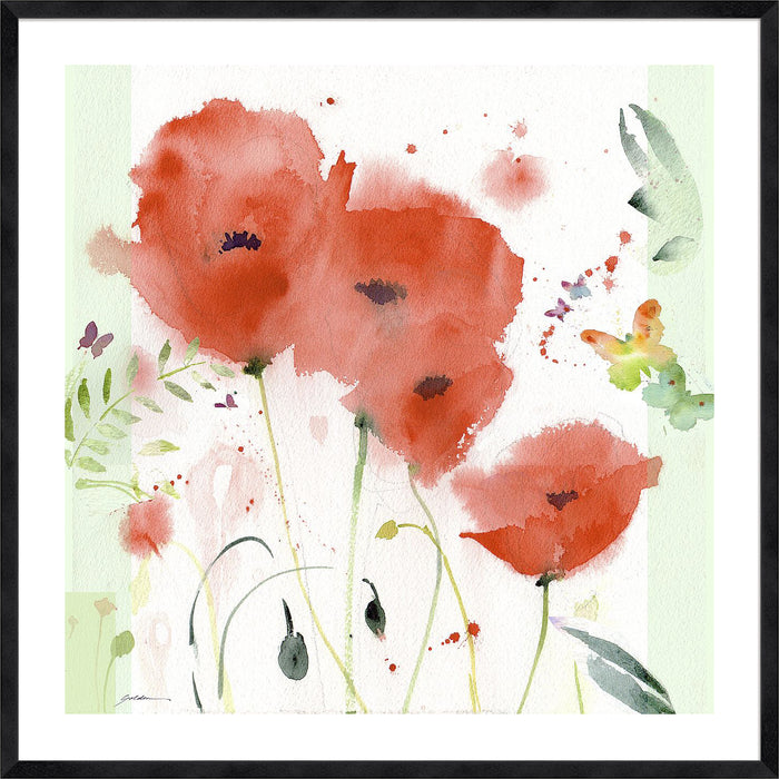 Poppies Chinoise Wall Art