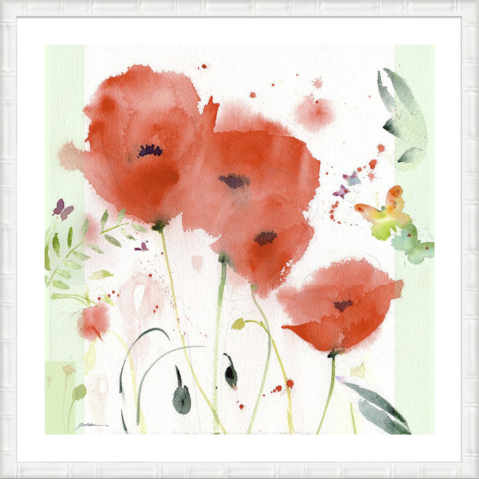 Poppies Chinoise Wall Art