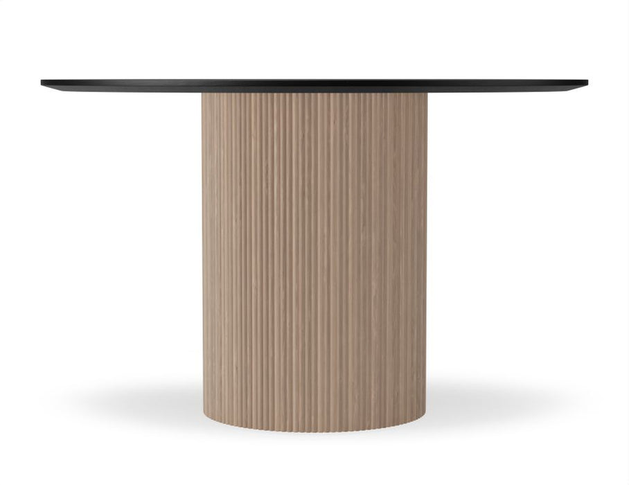 Poppy Dining Table - Black - Natural - 120cm