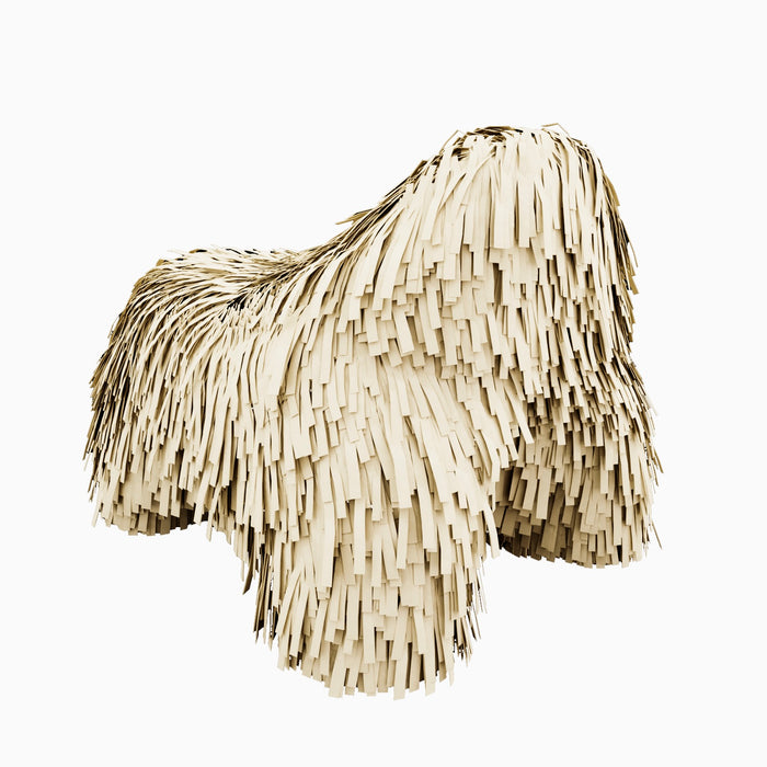 Puppy Pouffe Ivory