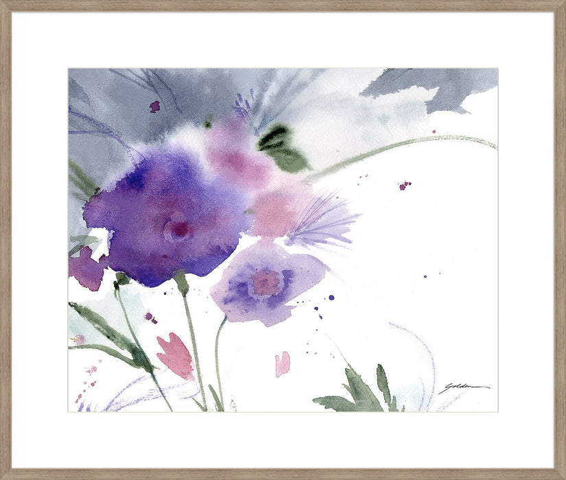 Purple Cloud Garden Wall Art
