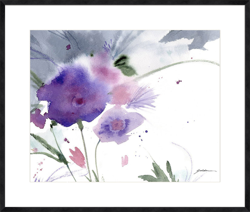 Purple Cloud Garden Wall Art