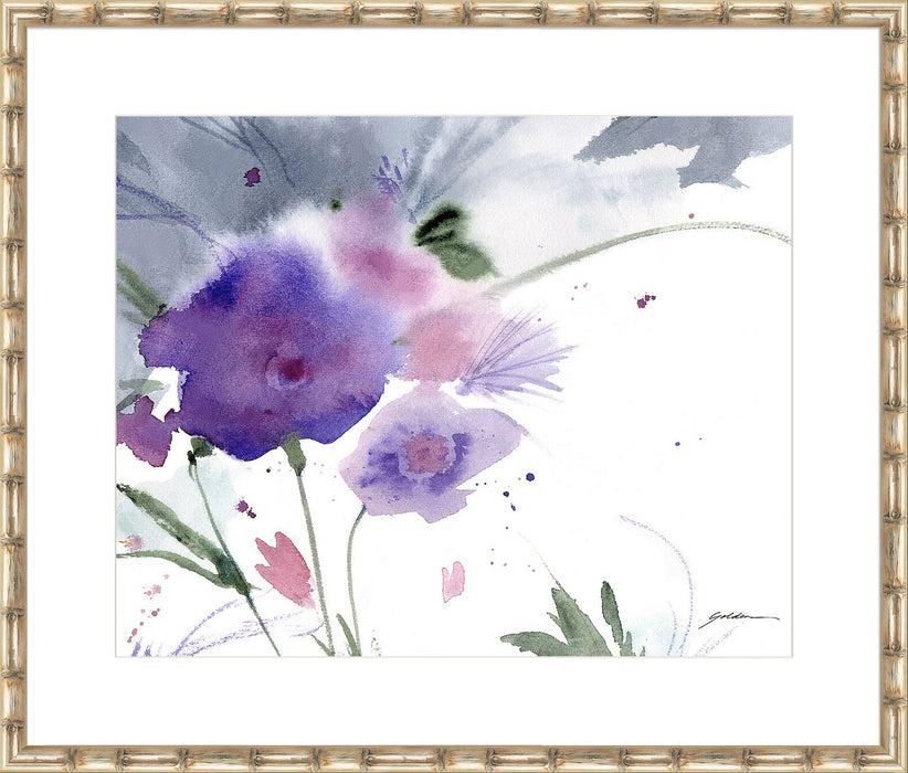 Purple Cloud Garden Wall Art