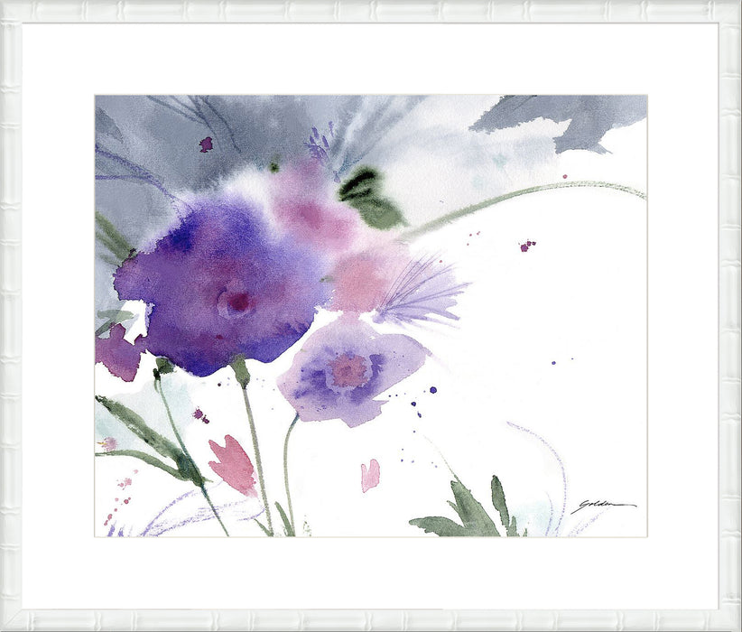 Purple Cloud Garden Wall Art