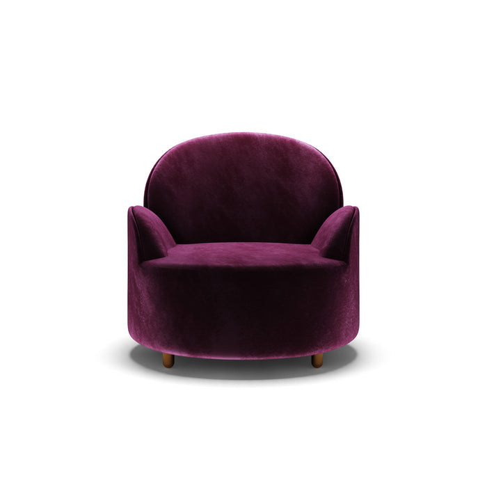 Strings Armchair Plum