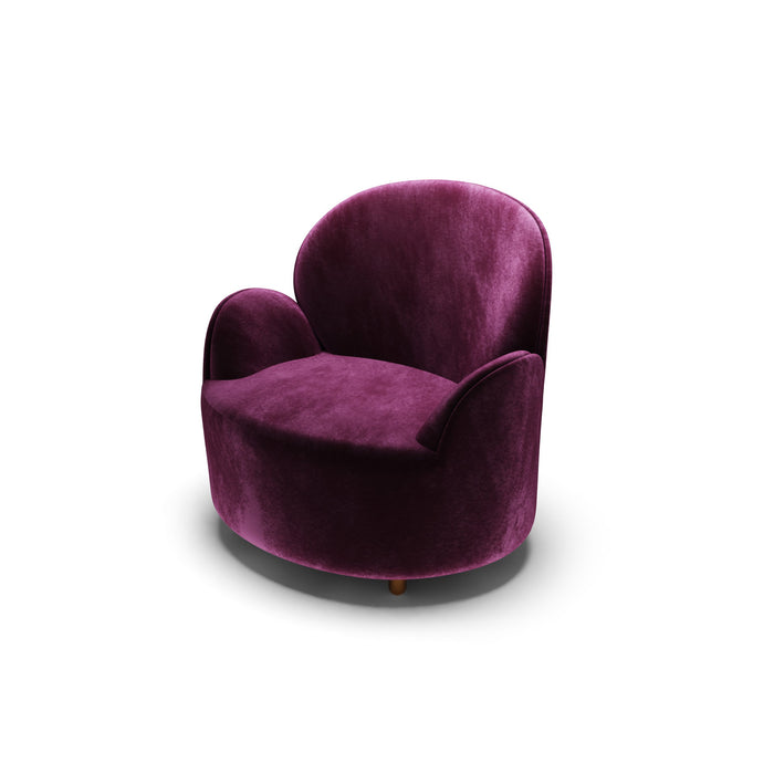 Strings Armchair Plum