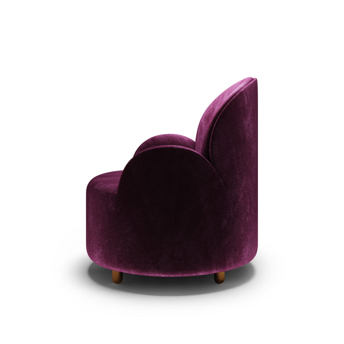 Strings Armchair Plum