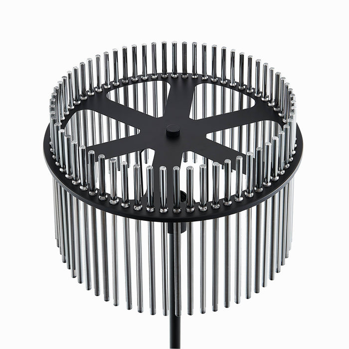 Quilo Floor Lamp - Black, Smoke