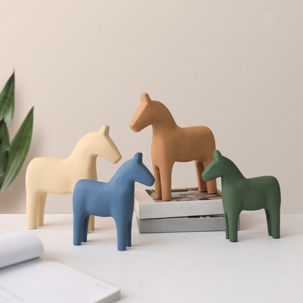Horse Statue Beige