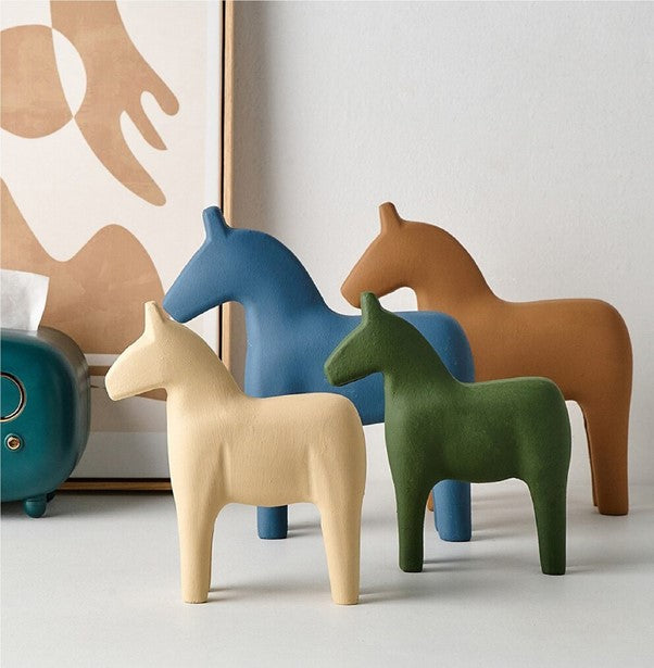 Horse Statue Brown