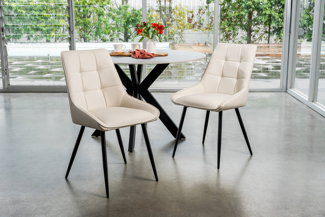 Ryan Dining Chair Ivory (Set of 4)