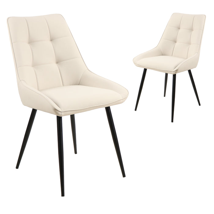 Ryan Dining Chair Ivory (Set of 2)
