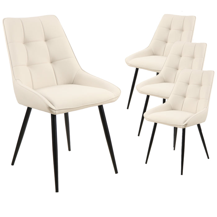 Ryan Dining Chair Ivory (Set of 4)