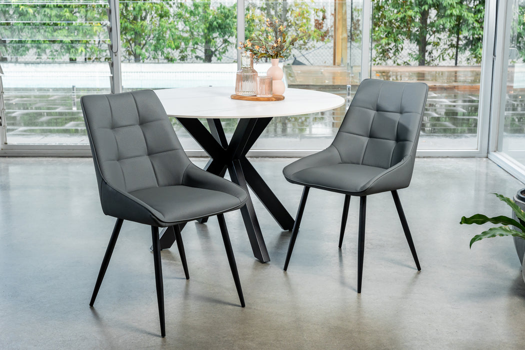Ryan Dining Chair Charcoal (Set of 4)