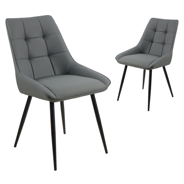 Ryan Dining Chair Charcoal (Set of 2)