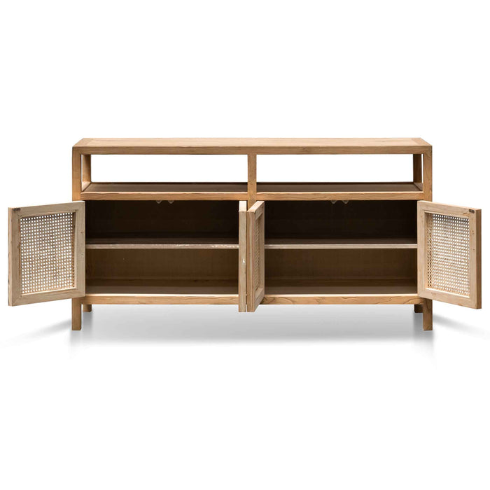 CDT66991.6m Sideboard Unit - Natural with Rattan Doors