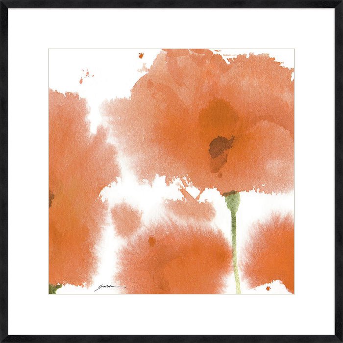 Red Orange Poppies Wall Art