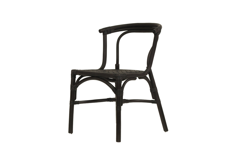 Reef Dining Chair - Black - Natural