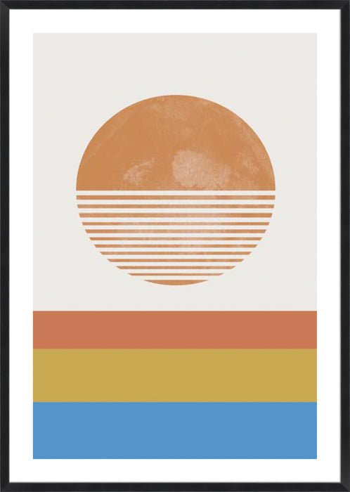 Retro Landscape Wall Art