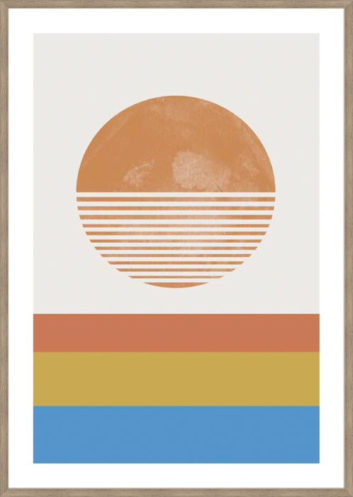 Retro Landscape Wall Art