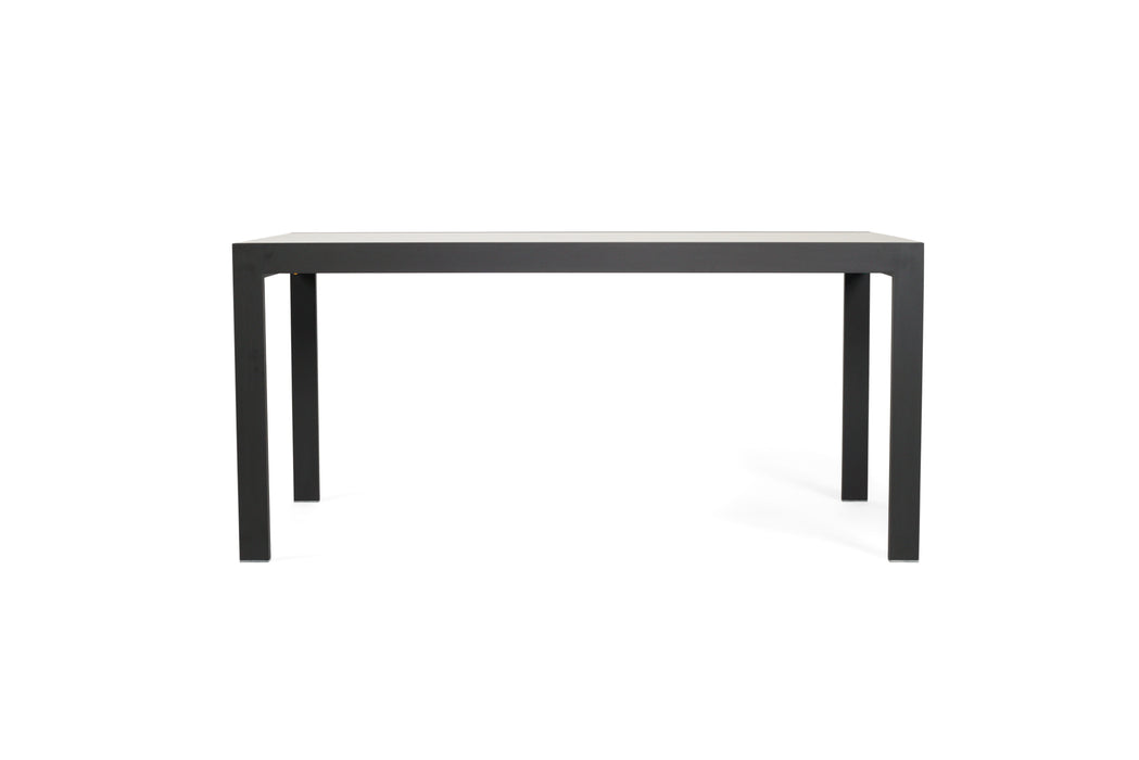 Roberto Outdoor Dining Table - Black - 160cm