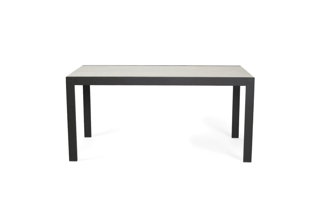 Roberto Outdoor Dining Table - Black - 160cm